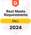 G2 Best Meets Requirements Fall 2024