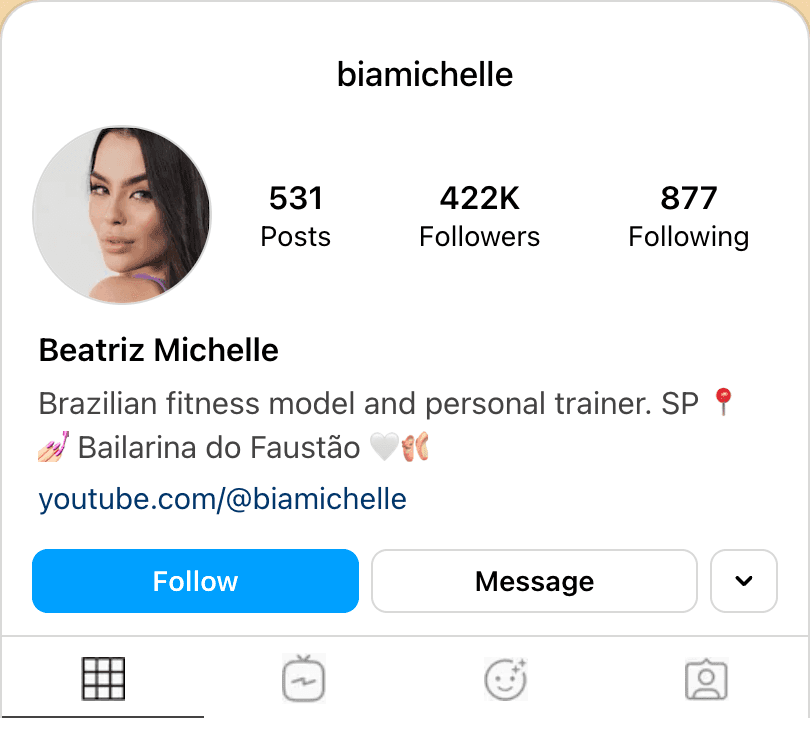 Instagram followers before using Outfame