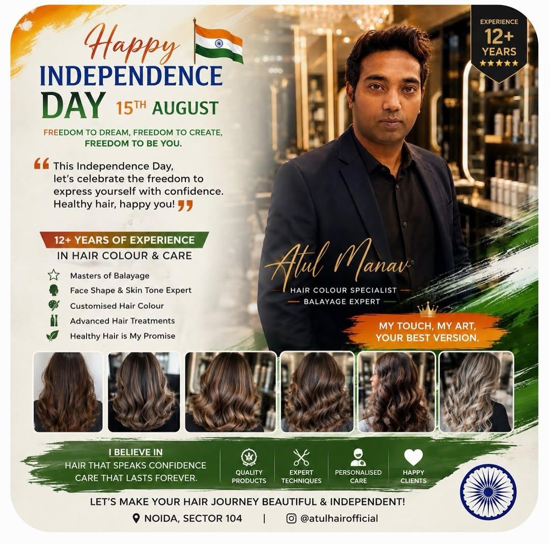 Instagram post by @atul_hair_official