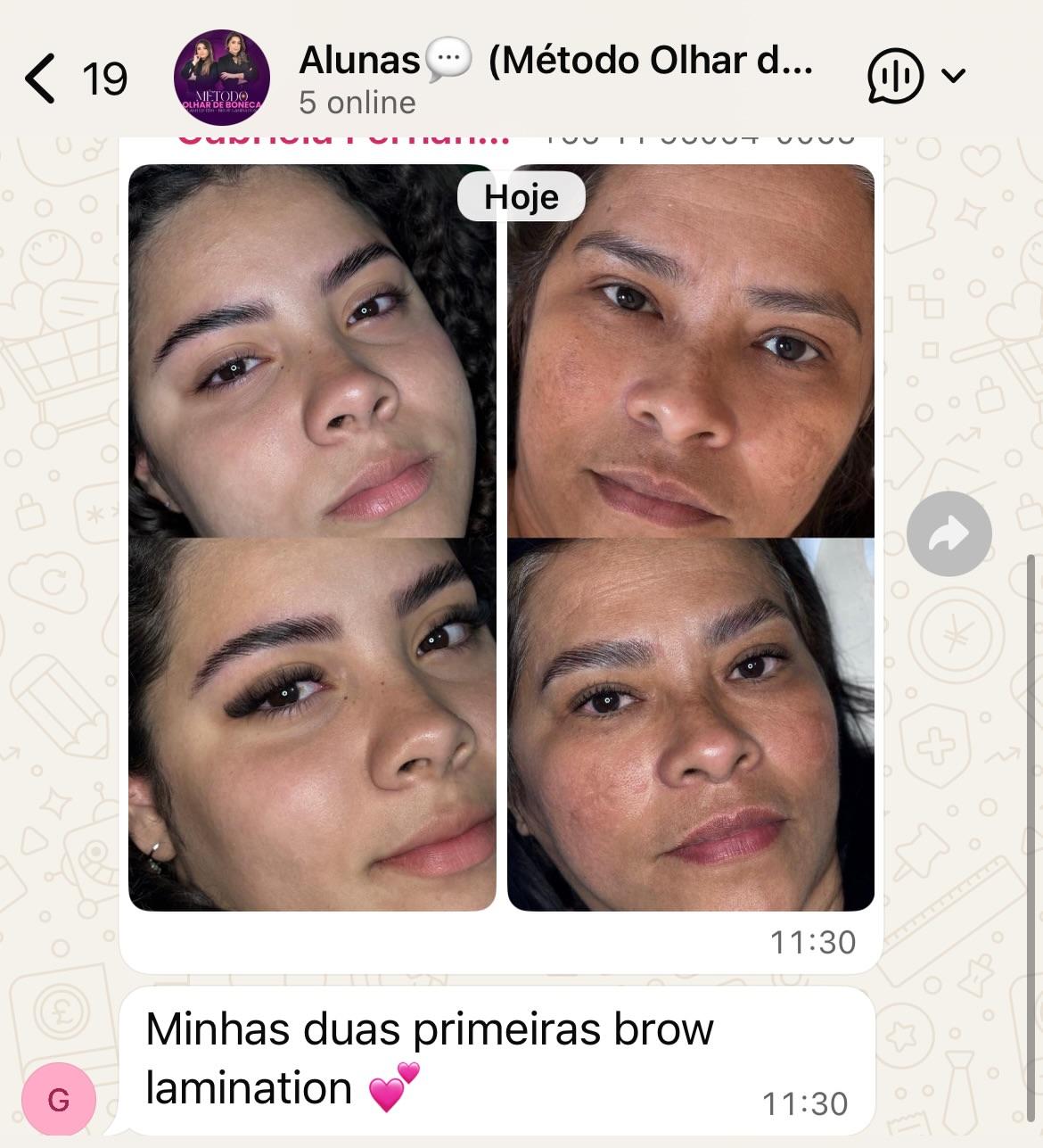 Instagram post by @browlaminationbrasil
