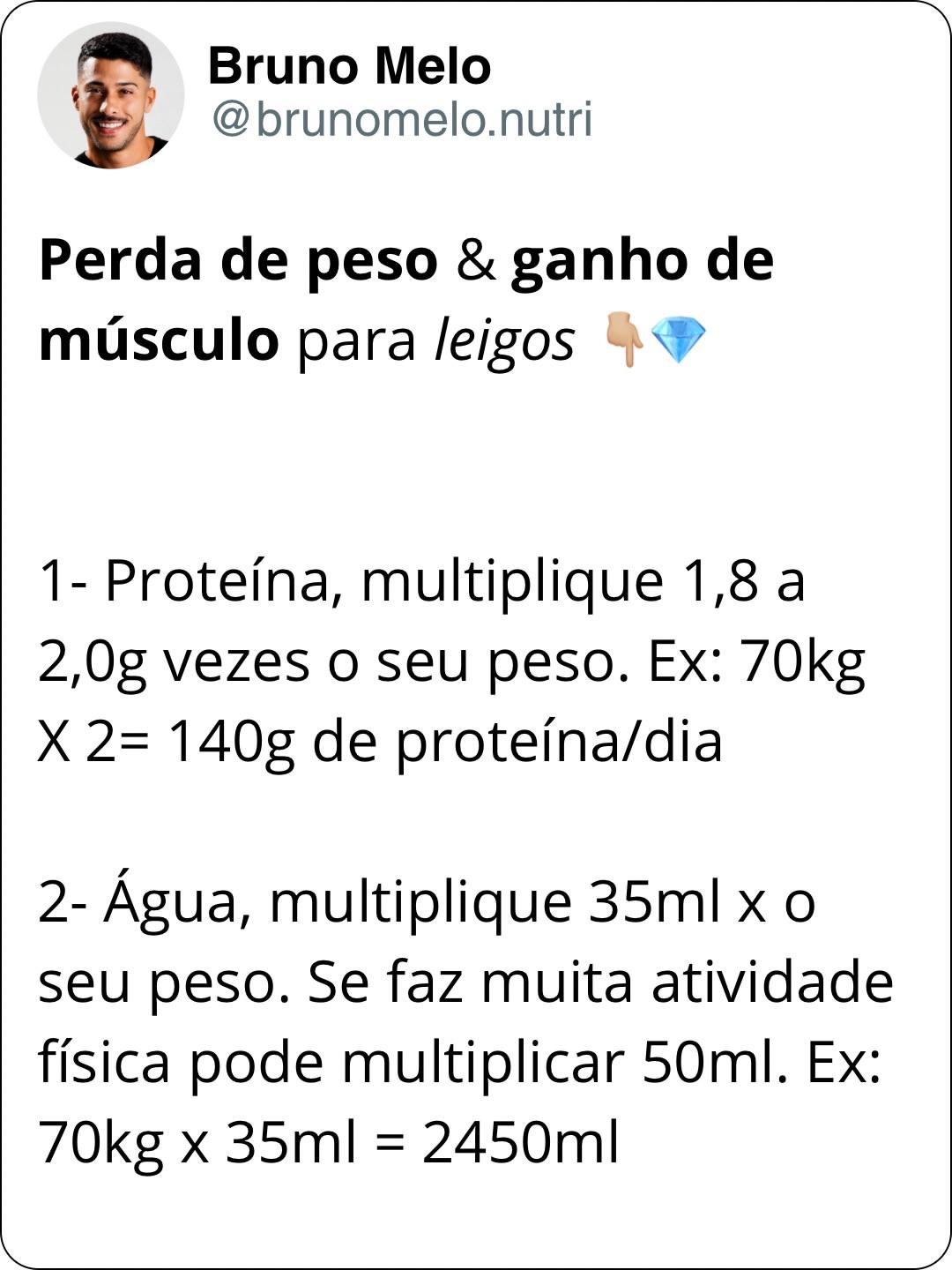 Instagram post by @brunomelo.nutri