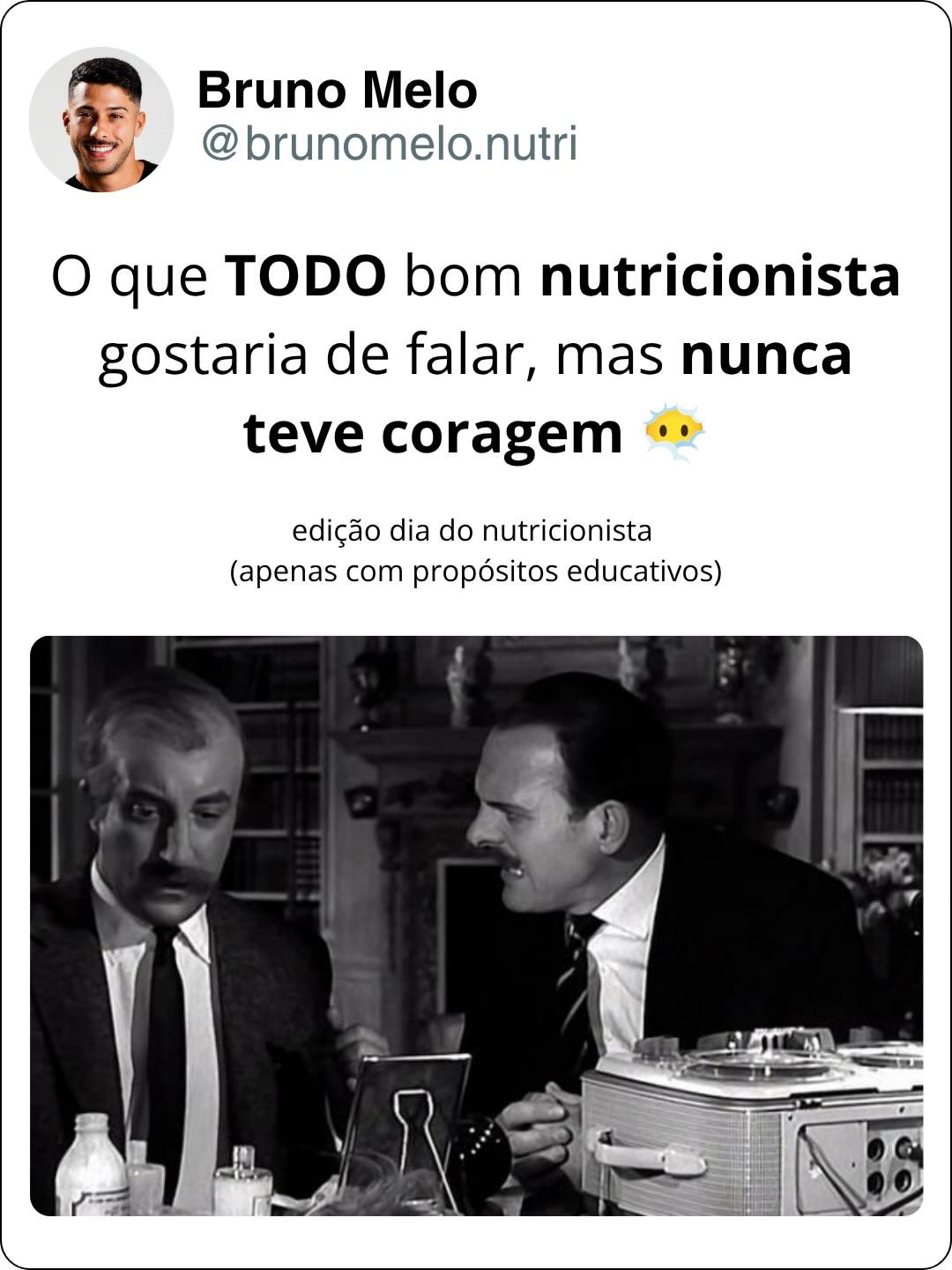 Instagram post by @brunomelo.nutri