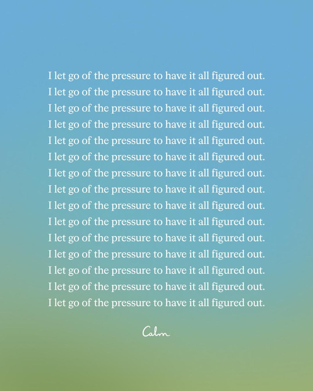 Instagram post by @calm