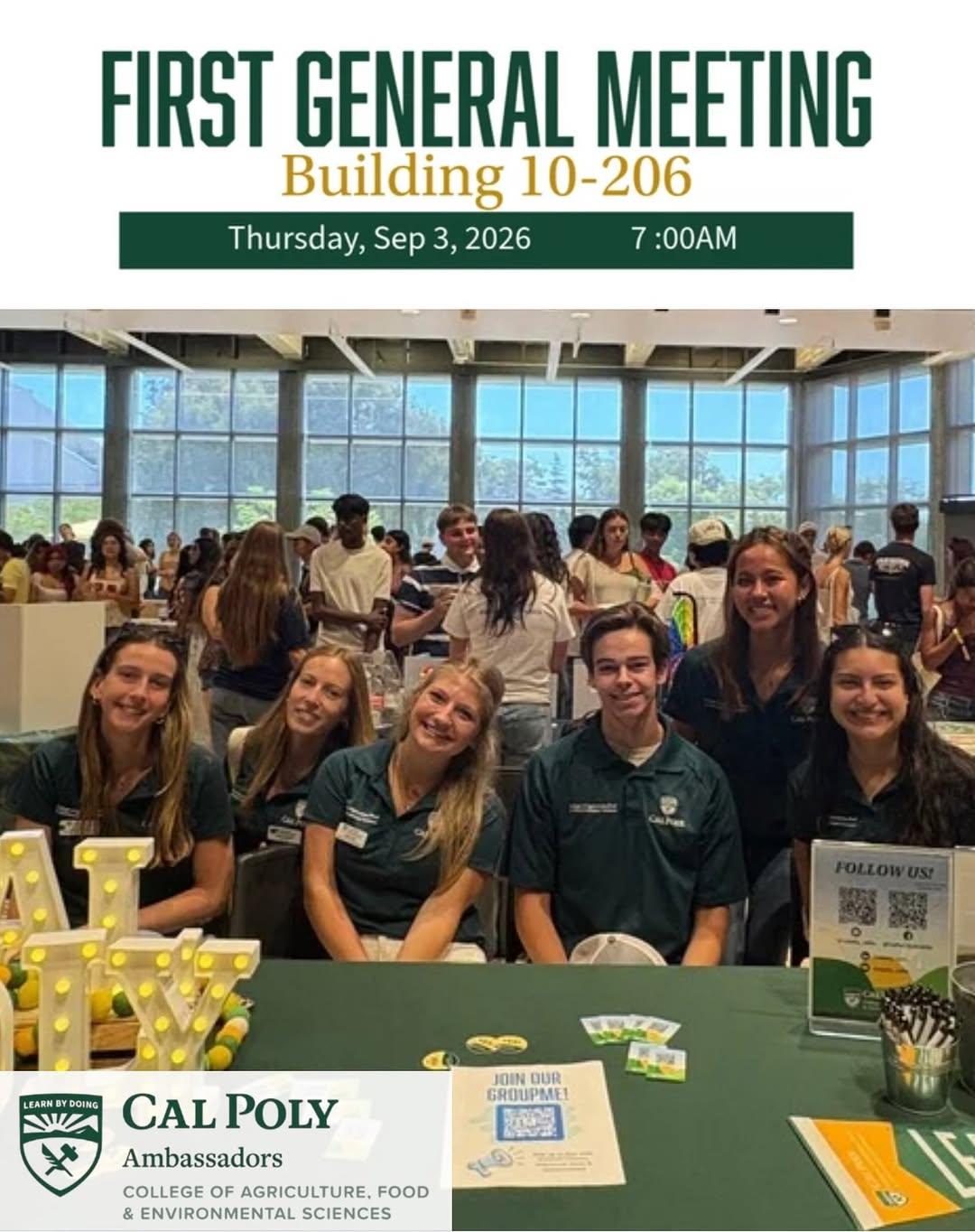 Instagram post by @calpoly_cafesambassadors