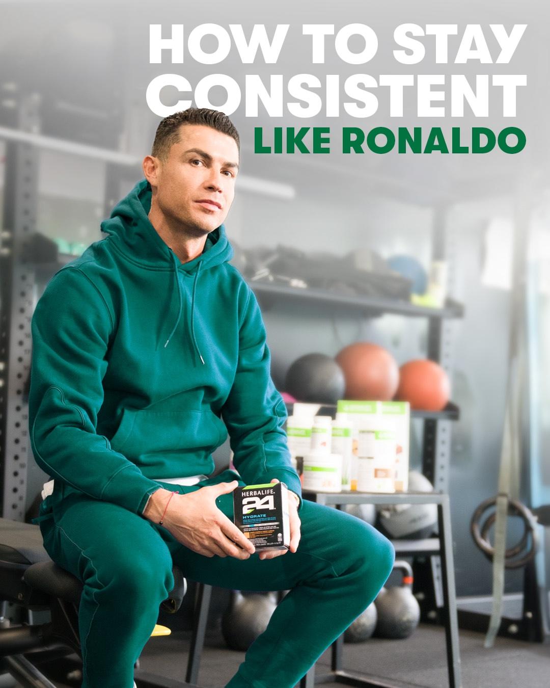 How to stay consistent like Ronaldo - Cristiano Ronaldo x Herbalife