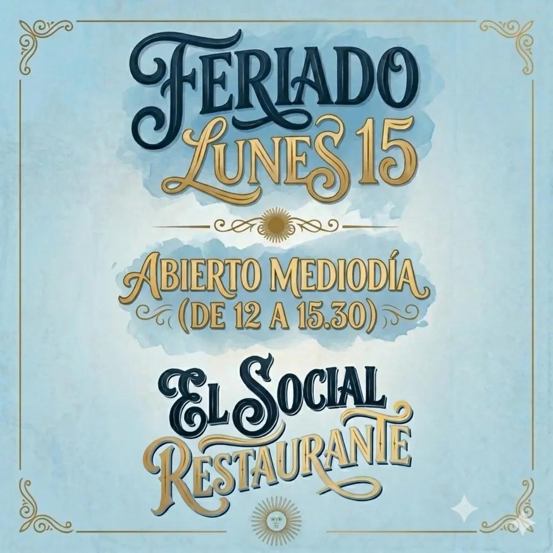 Instagram post by @elsocialrestaurante