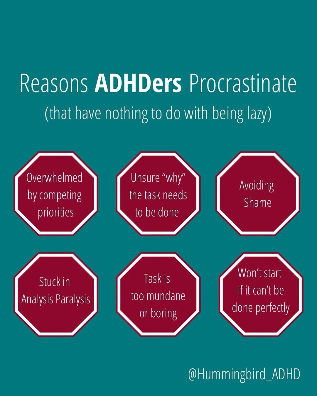 Instagram post by @hummingbird_adhd