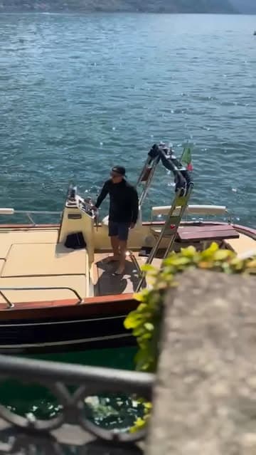 Instagram post by @lakecomobyboat