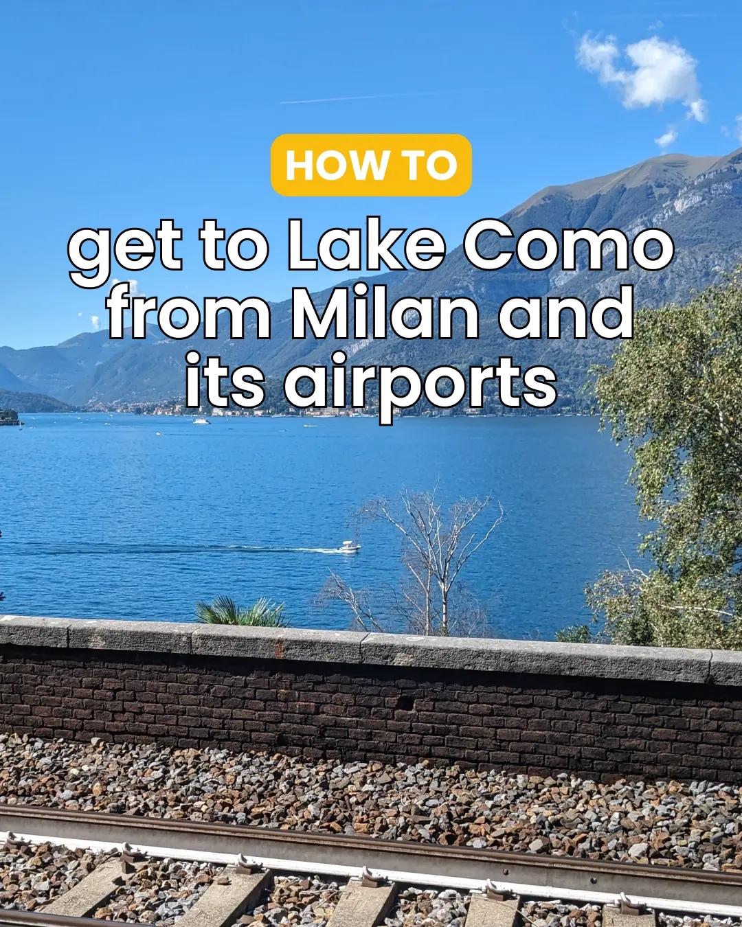 Instagram post by @lakecomotravel