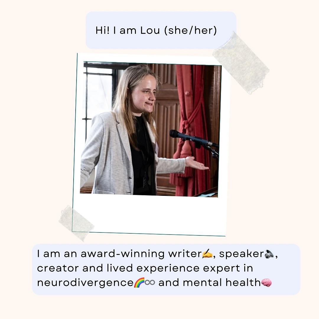 Instagram post by @neurodivergent_lou