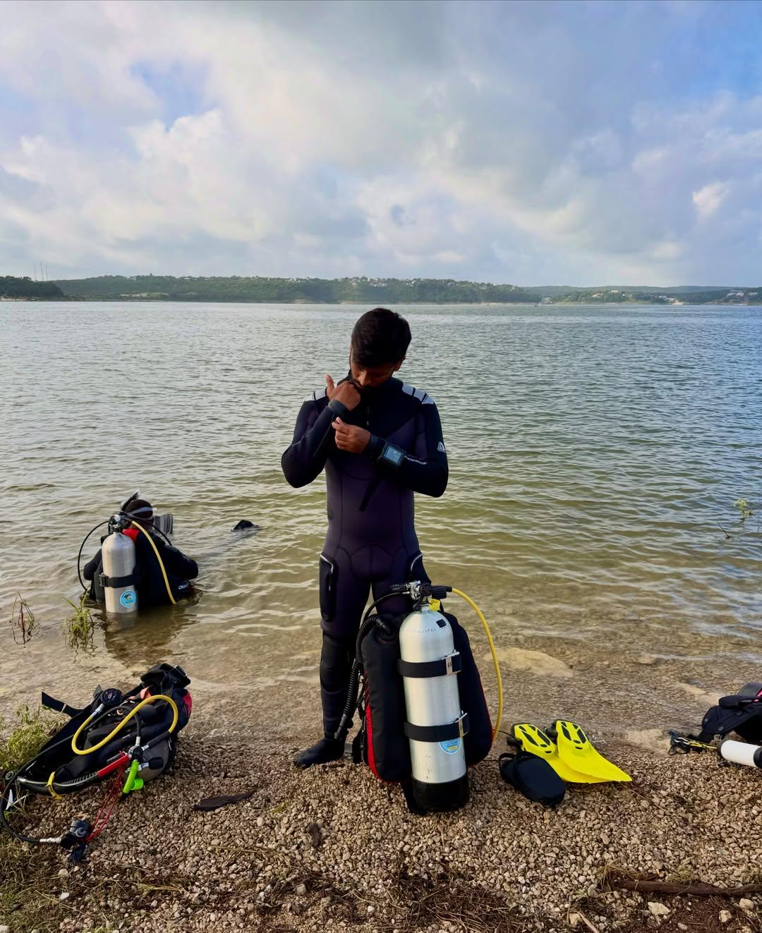 Instagram post by @outherediving