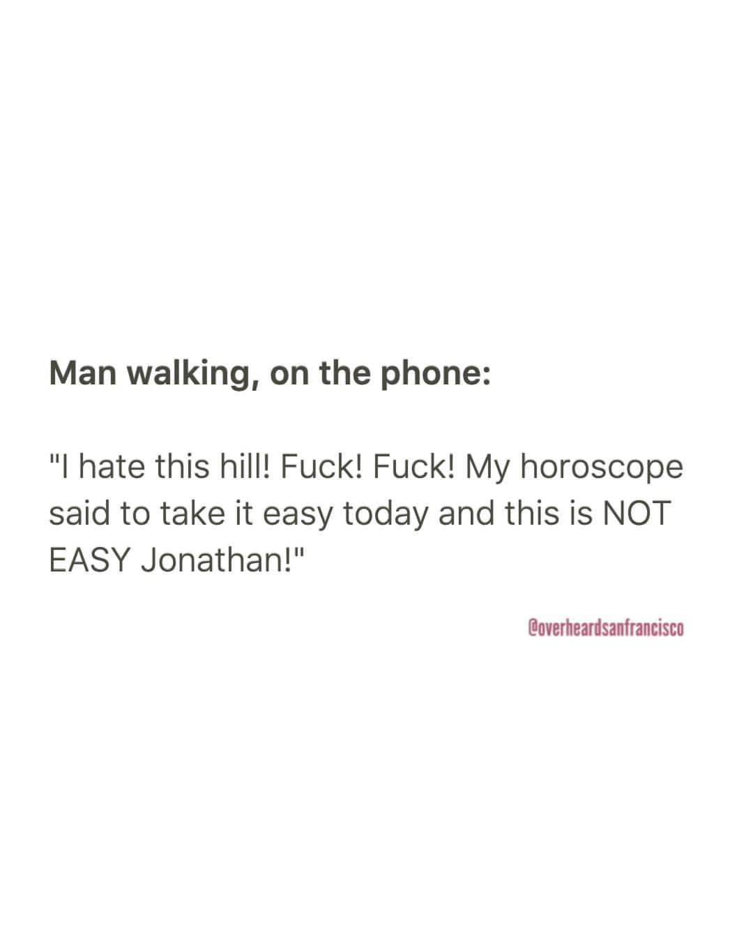 Instagram post by @overheardsanfrancisco