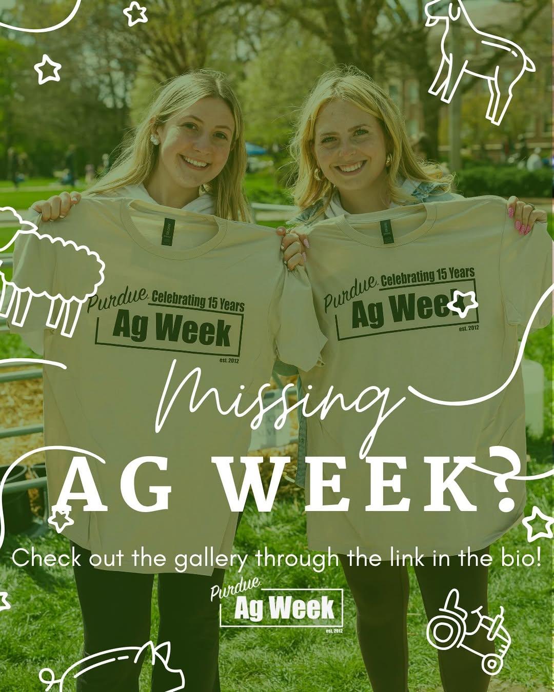 Instagram post by @purdueagweek