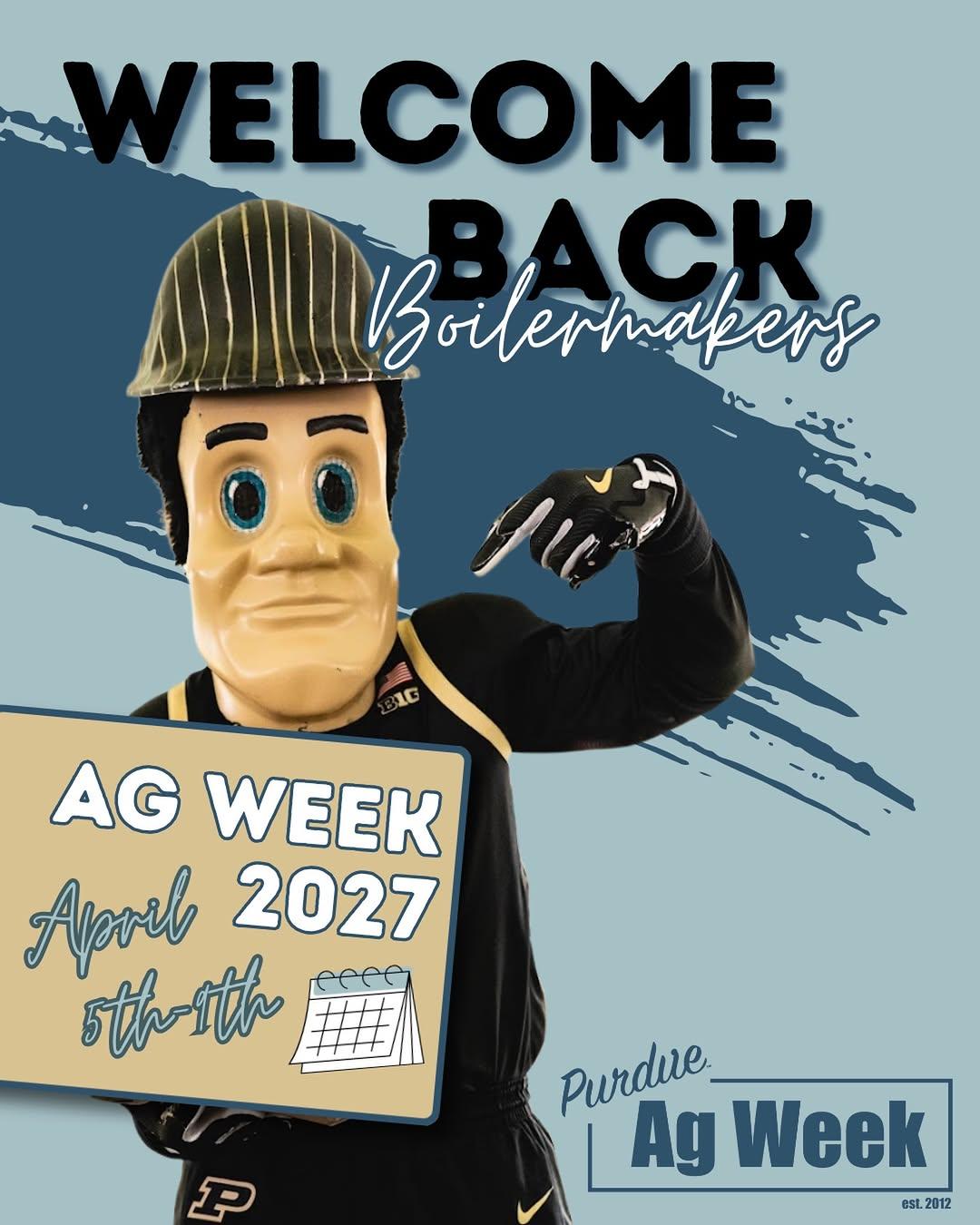 Instagram post by @purdueagweek