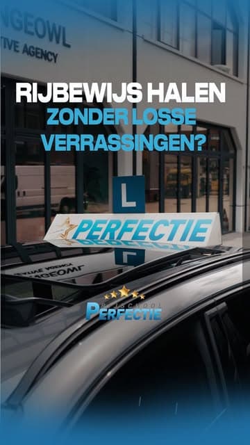 Instagram post by @rijschoolperfectie