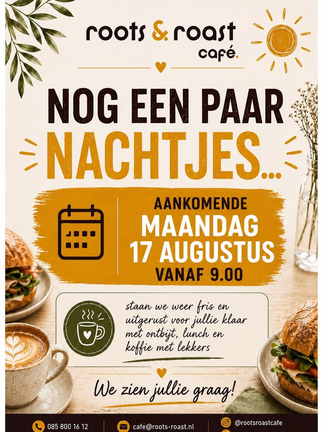 Instagram post by @rootsroastcafe