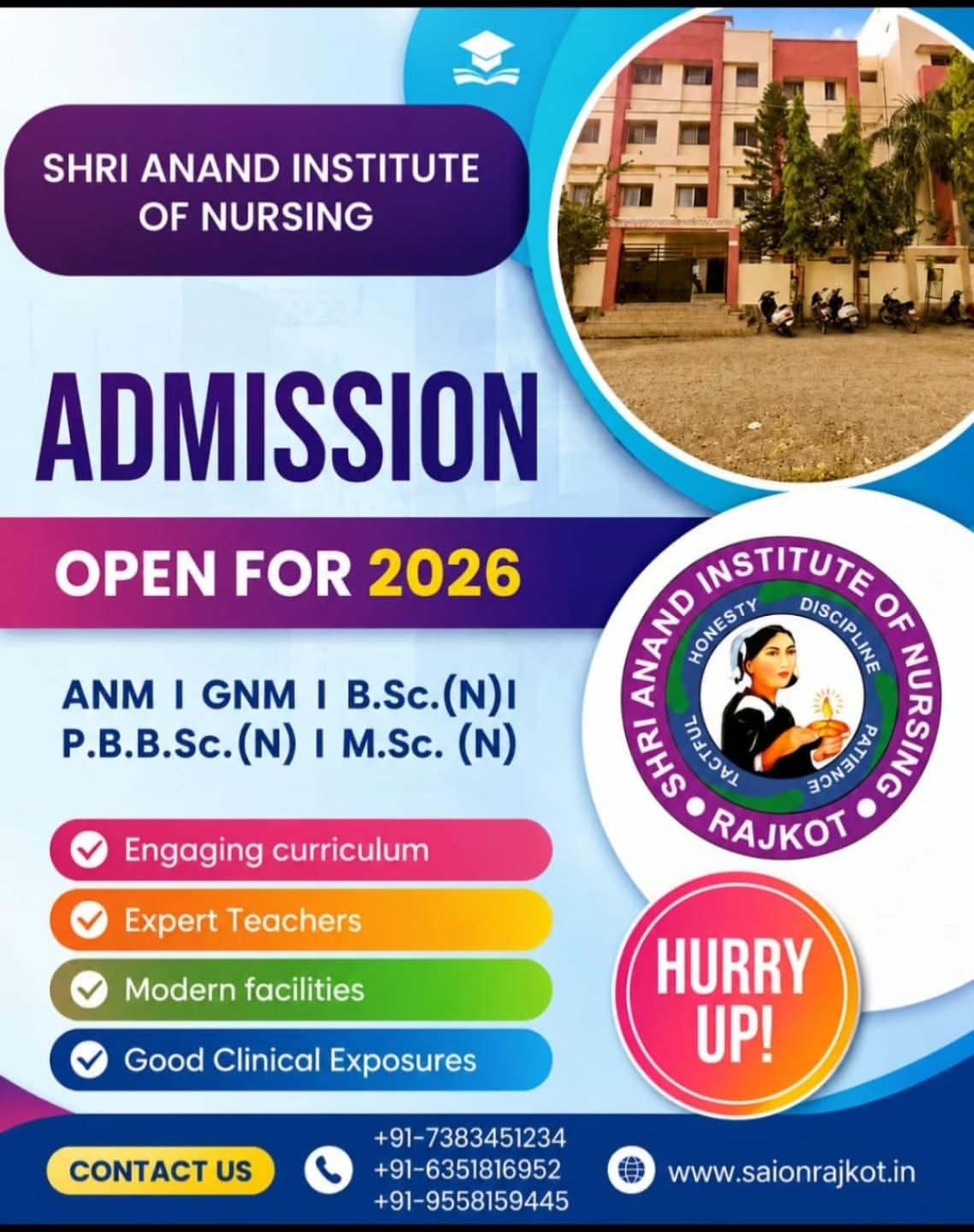 Instagram post by @shri_anand_nursing_institute