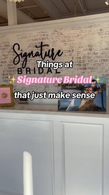 Instagram post by @signaturebridalstl