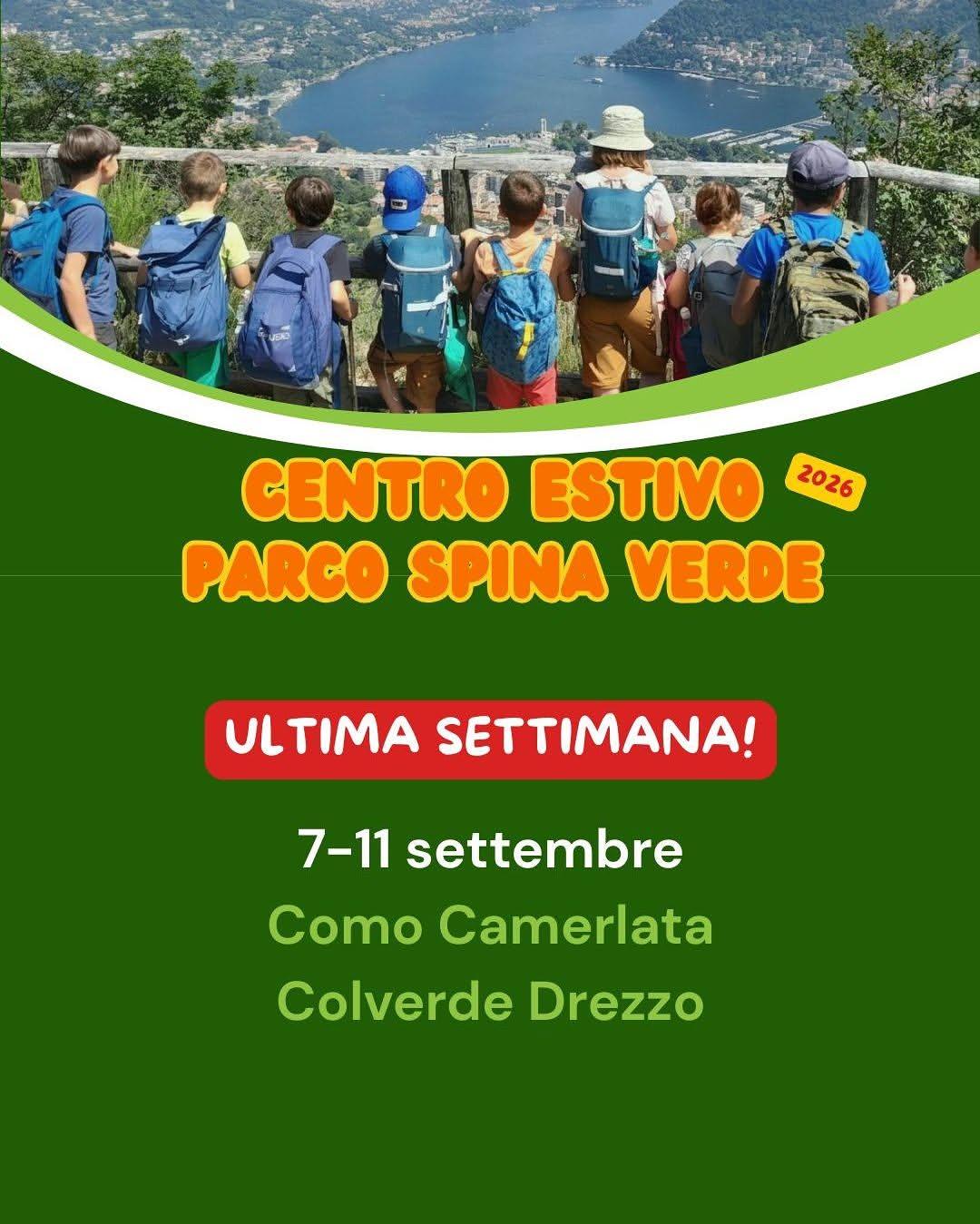 Campi estivi per bambini nel Parco Spina Verde a Como e Colverde.