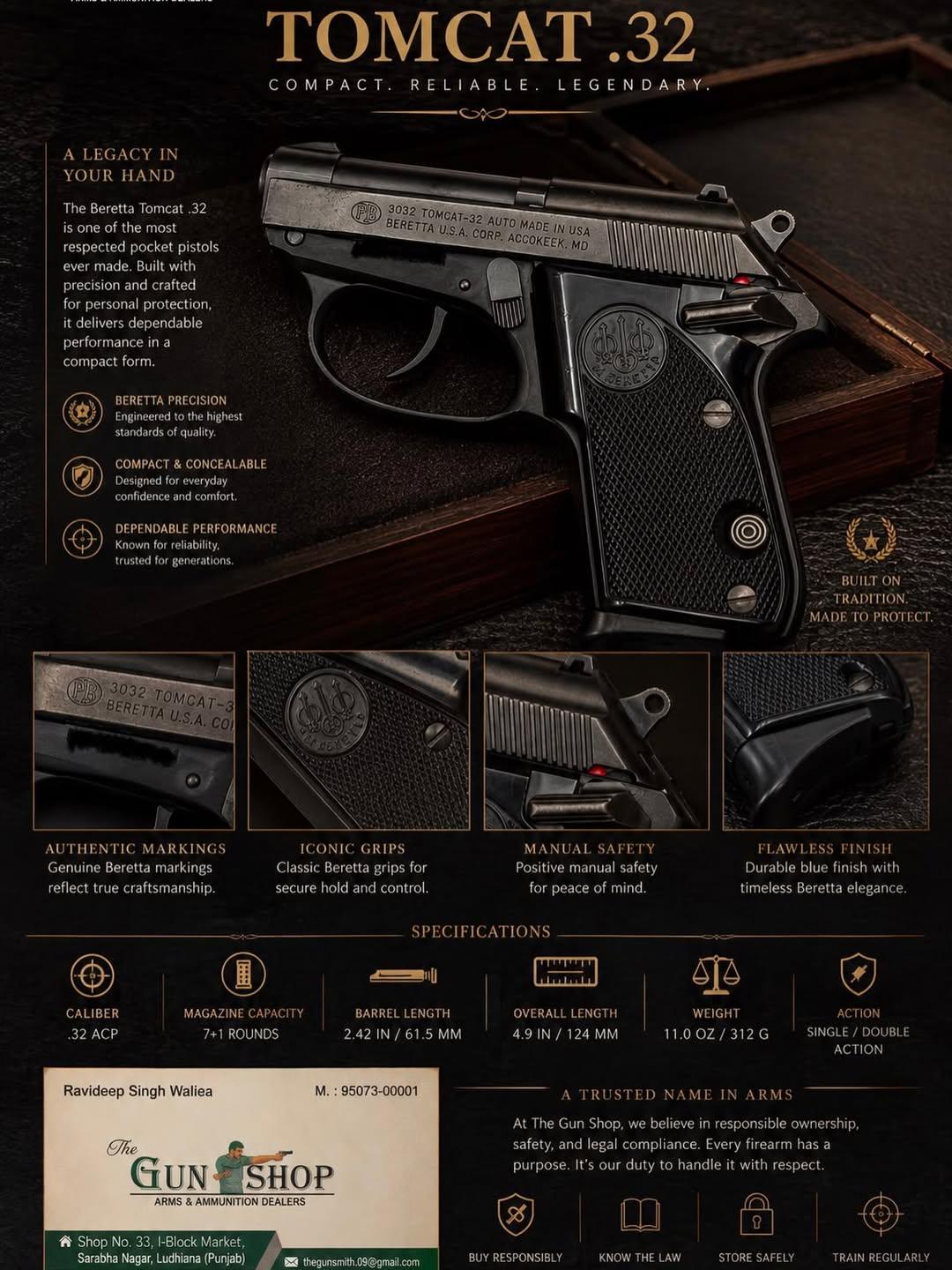 Instagram post by @thegunshop_ludhiana