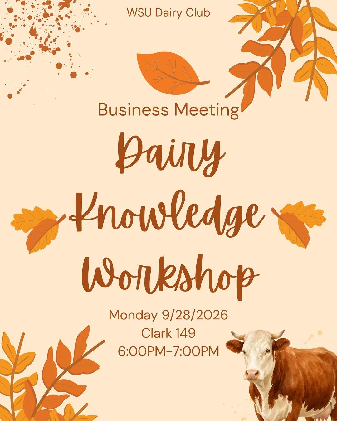 Instagram post by @wsu_dairy_club