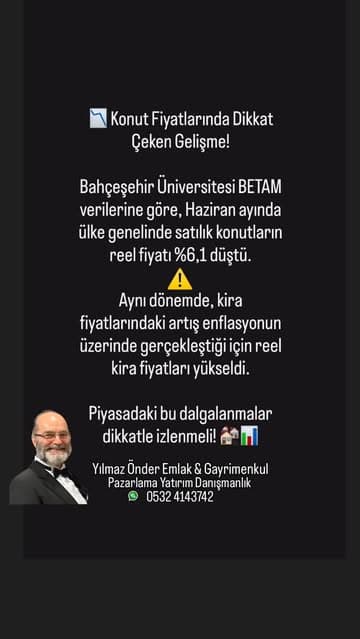 Instagram post by @yilmazonder_emlak