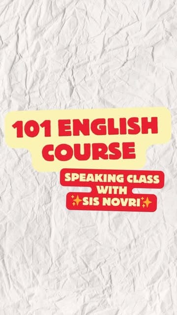 @101.englishcourse's Instagram post posted on date 10/6/2026 which generated 1 likes and 0 comments