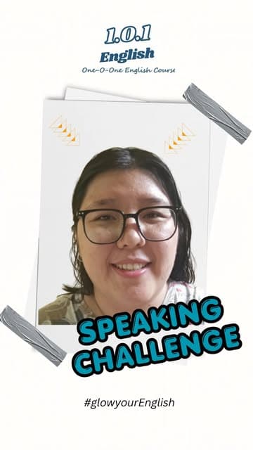 @101.englishcourse's Instagram post posted on date 10/7/2026 which generated 1 likes and 0 comments