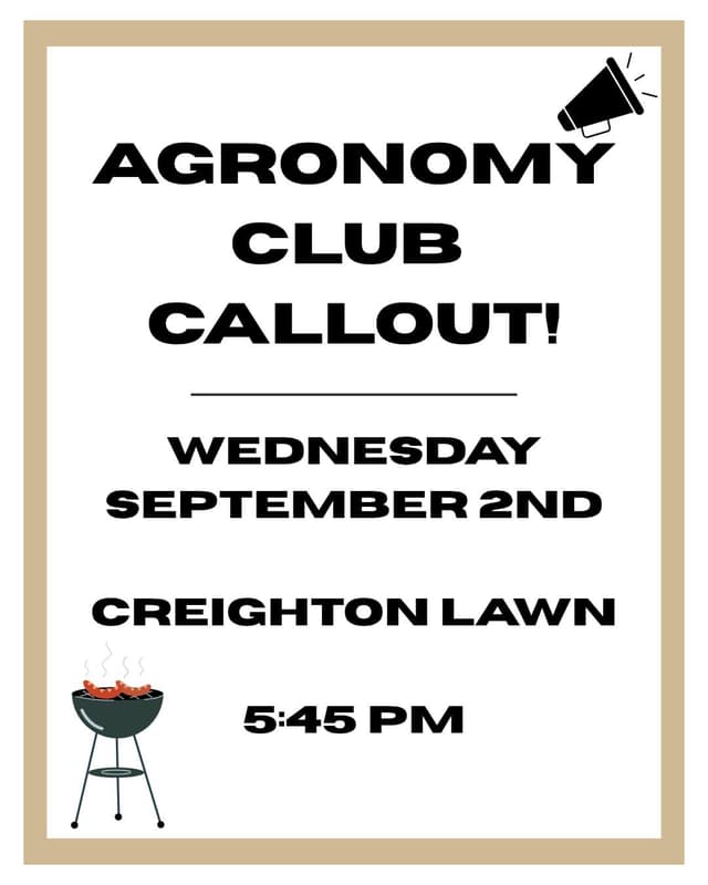 @agronomygrowshere's Instagram post posted on date 8/31/2026 which generated 20 likes and 0 comments