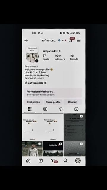 @aufiyan.editz_.0's Instagram post posted on date 6/21/2026 which generated 3 likes and 16 comments