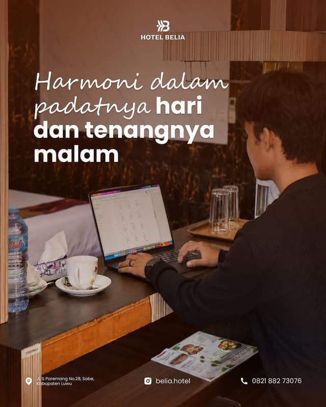 @belia.hotel's Instagram post posted on date 8/3/2026 which generated 4 likes and 0 comments