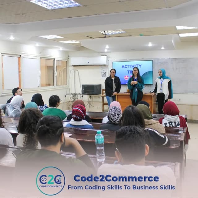 @c2c.bis.helwan's Instagram post posted on date 12/8/2025 which generated 130 likes and 3 comments
