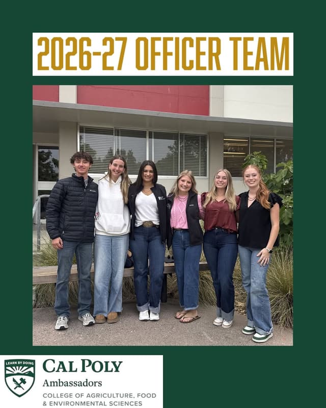 @calpoly_cafesambassadors's Instagram post posted on date 5/14/2026 which generated 149 likes and 10 comments