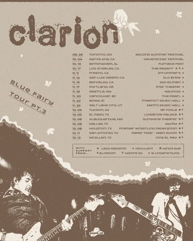@clarionband's Instagram post posted on date 7/14/2026 which generated 8498 likes and 200 comments
