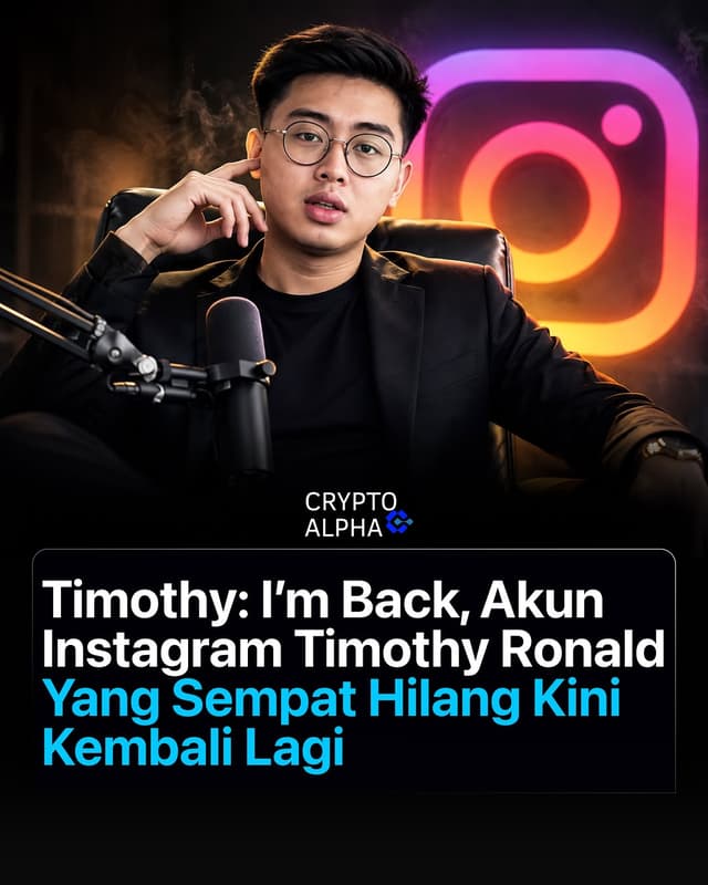 @cryptoalpha.id's Instagram post posted on date 9/4/2026 which generated 810 likes and 26 comments