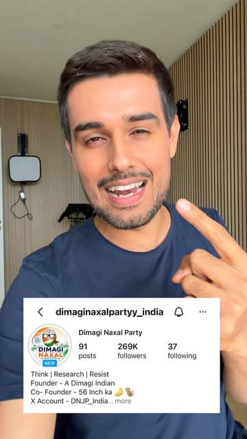 @dhruvrathee's Instagram post posted on date 8/17/2026 which generated 1280376 likes and 11174 comments