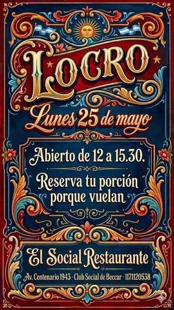 @elsocialrestaurante's Instagram post posted on date 5/19/2026 which generated 45 likes and 16 comments