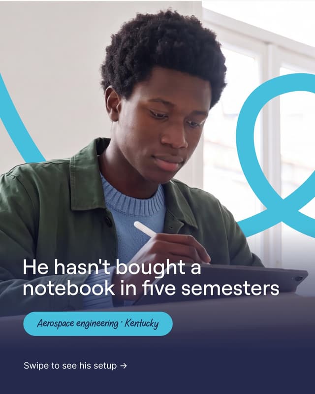 @goodnotes.app's Instagram post posted on date 9/1/2026 which generated 129 likes and 4 comments
