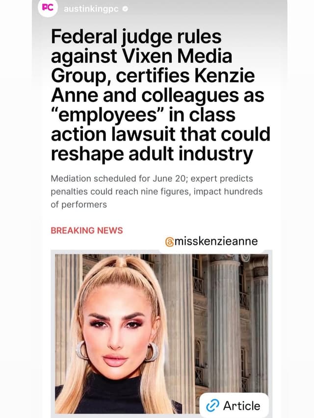 @misskenzieanne's Instagram post posted on date 4/29/2026 which generated 4113 likes and 308 comments