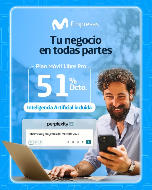 @movistarempresas_chile's Instagram post posted on date 1/15/2026 which generated 328 likes and 12 comments