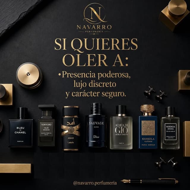 @navarro.perfumeria's Instagram post posted on date 8/10/2026 which generated 3 likes and 2 comments