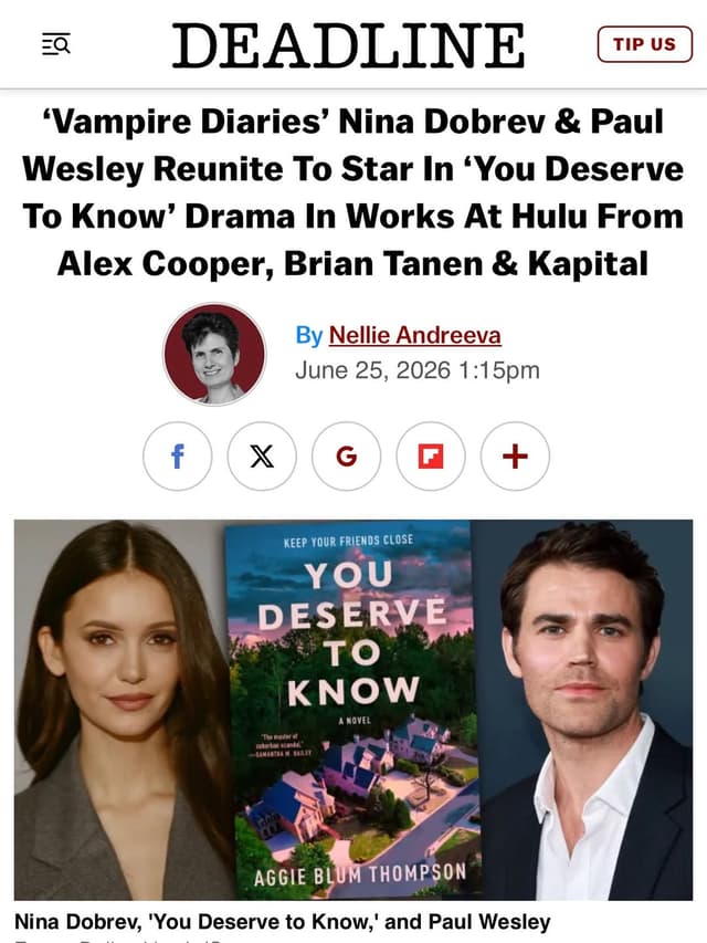 @nina's Instagram post posted on date 6/25/2026 which generated 960165 likes and 10697 comments