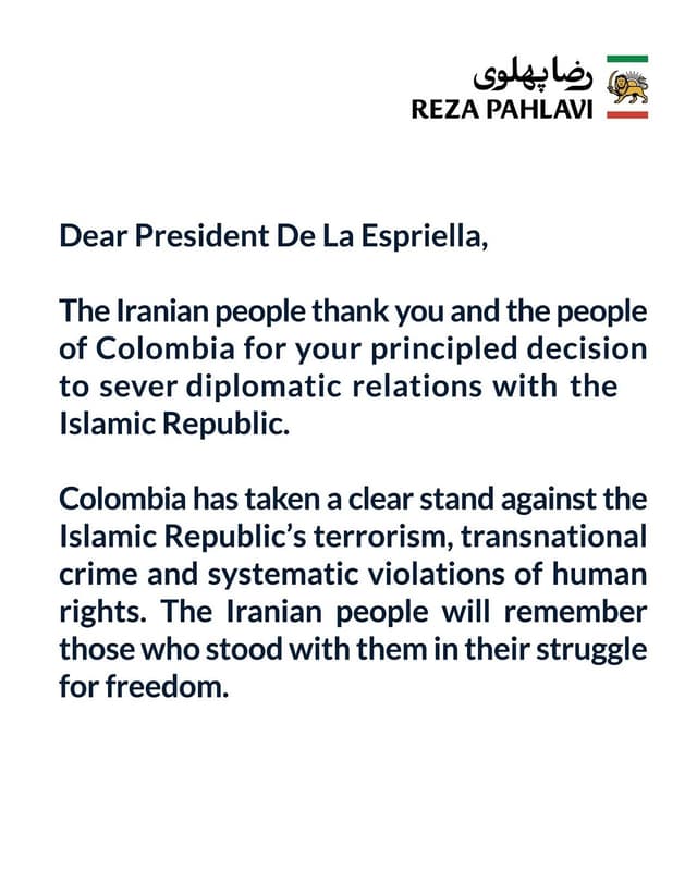 @officialrezapahlavi's Instagram post posted on date 9/25/2026 which generated 114272 likes and 12760 comments