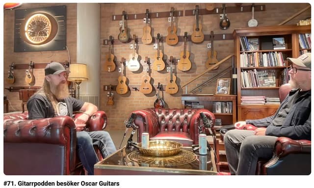 @oscarguitars.se's Instagram post posted on date 9/16/2026 which generated 60 likes and 1 comments