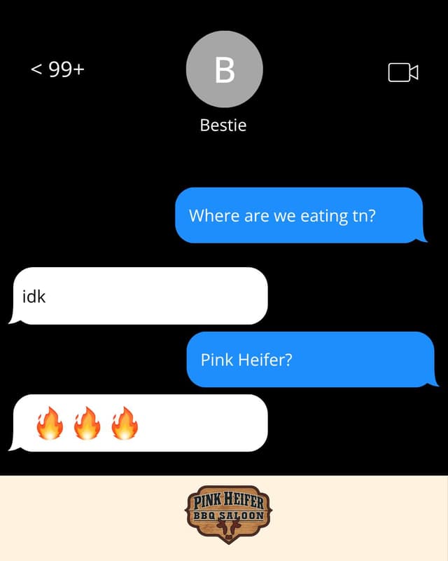 @pinkheiferbbq's Instagram post posted on date 7/31/2026 which generated 7 likes and 0 comments