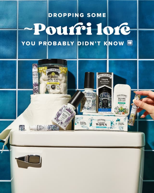 @poopourri's Instagram post posted on date 7/8/2026 which generated 57 likes and 10 comments