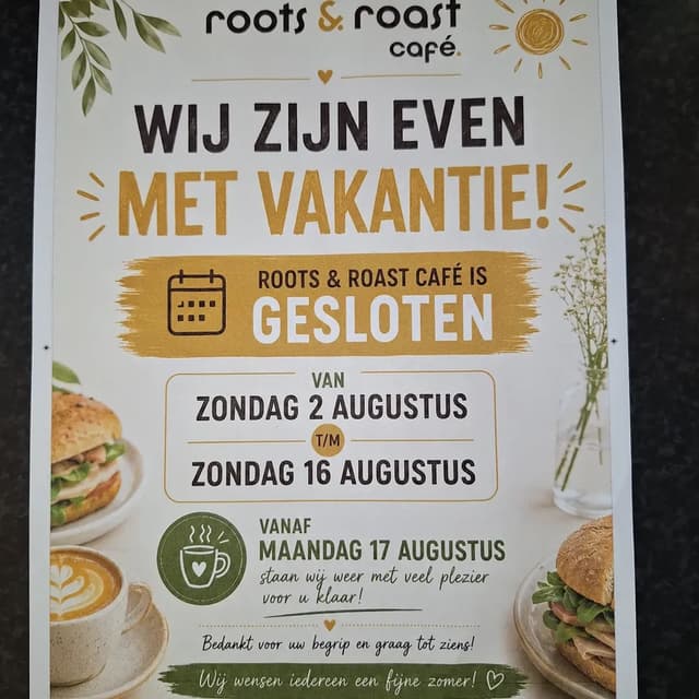 @rootsroastcafe's Instagram post posted on date 8/3/2026 which generated 4 likes and 2 comments
