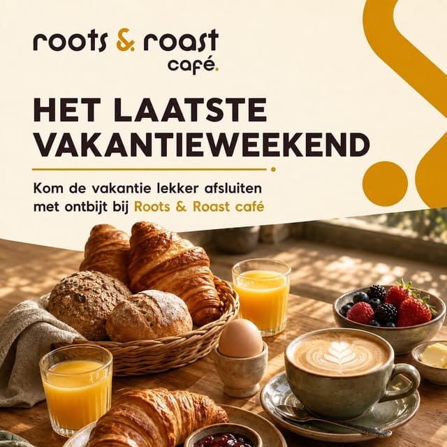 @rootsroastcafe's Instagram post posted on date 8/29/2026 which generated 1 likes and 0 comments
