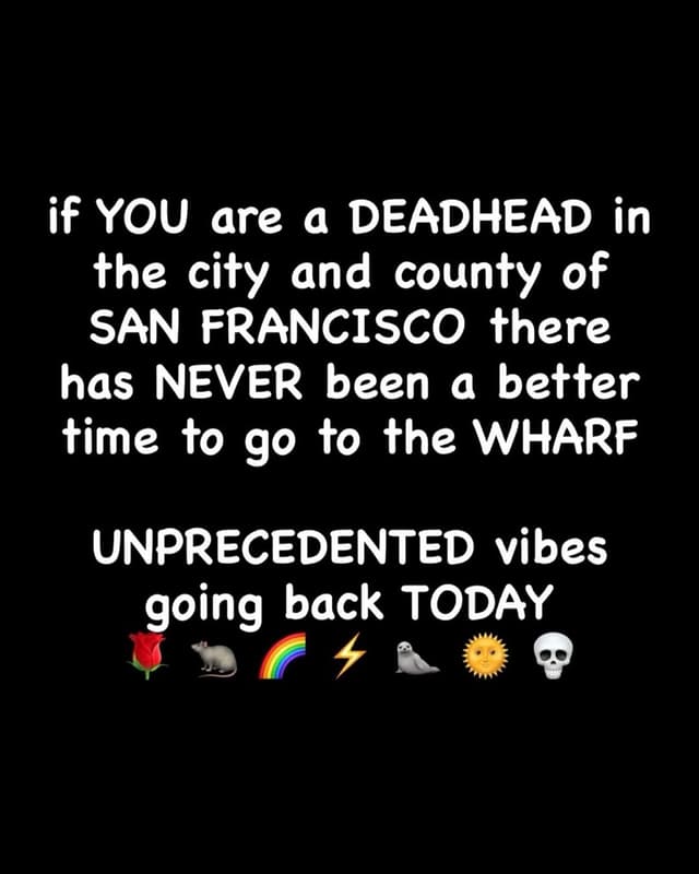 @sanfranciscosdead's Instagram post posted on date 8/23/2026 which generated 235 likes and 10 comments