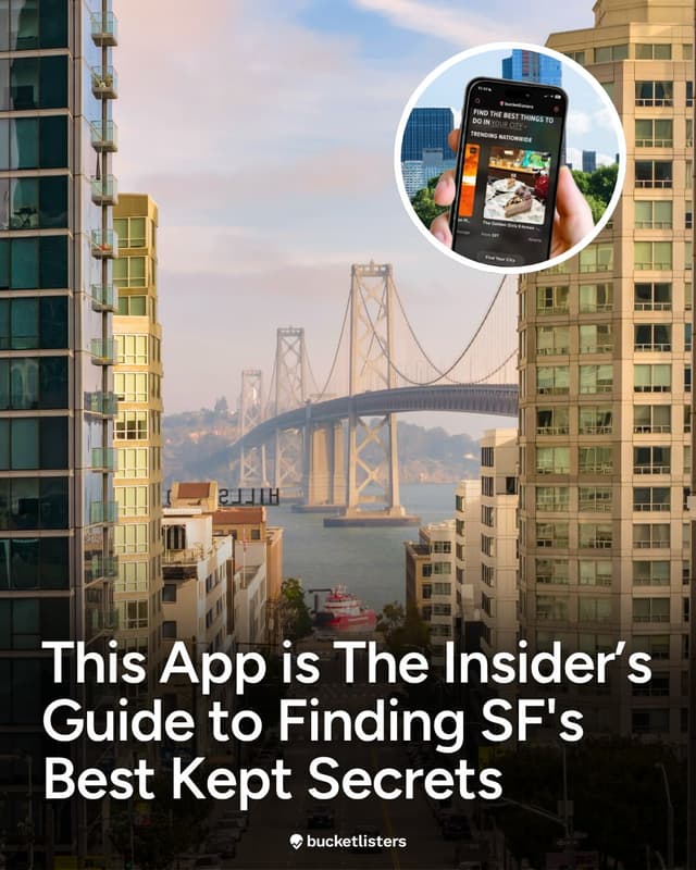 @sfbucketlist's Instagram post posted on date 7/29/2026 which generated 2416 likes and 7 comments